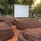 Open Air Cinema в Восточном Саду парка Lokomotiv