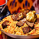 Плов в ресторане IKAT